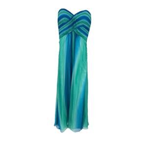 Vintage Cache Sweetheart Backless Jewel Formal Maxi Prom Dress Y2K Fairy Size 10